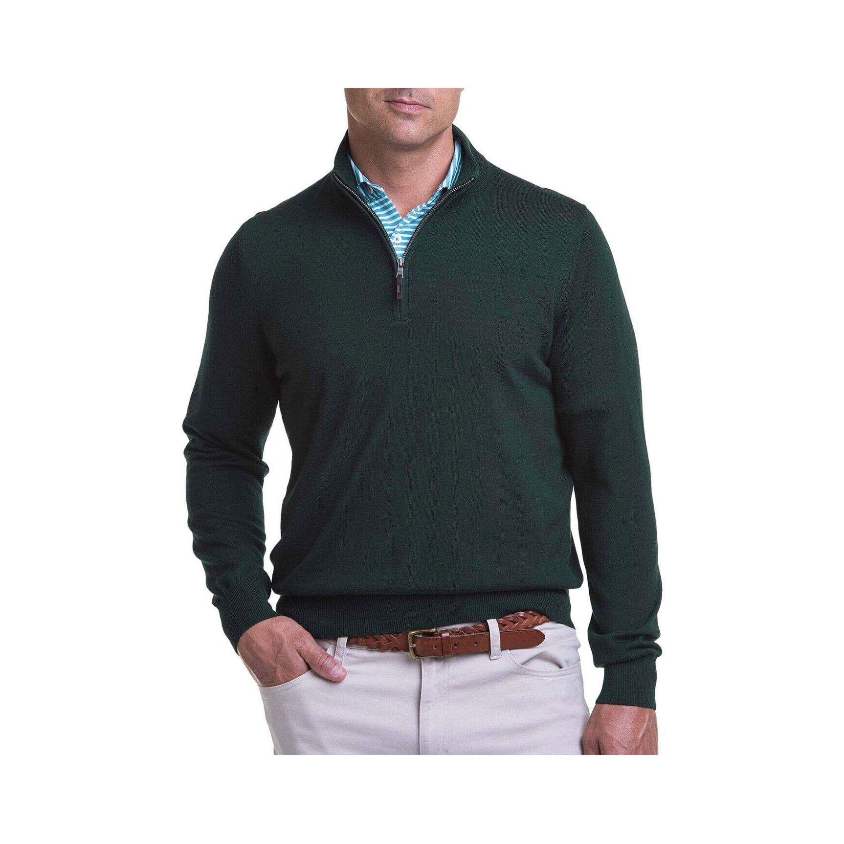 Fairway & Greene Men's Baruffa Quarter-Zip Windsweater Product Image
