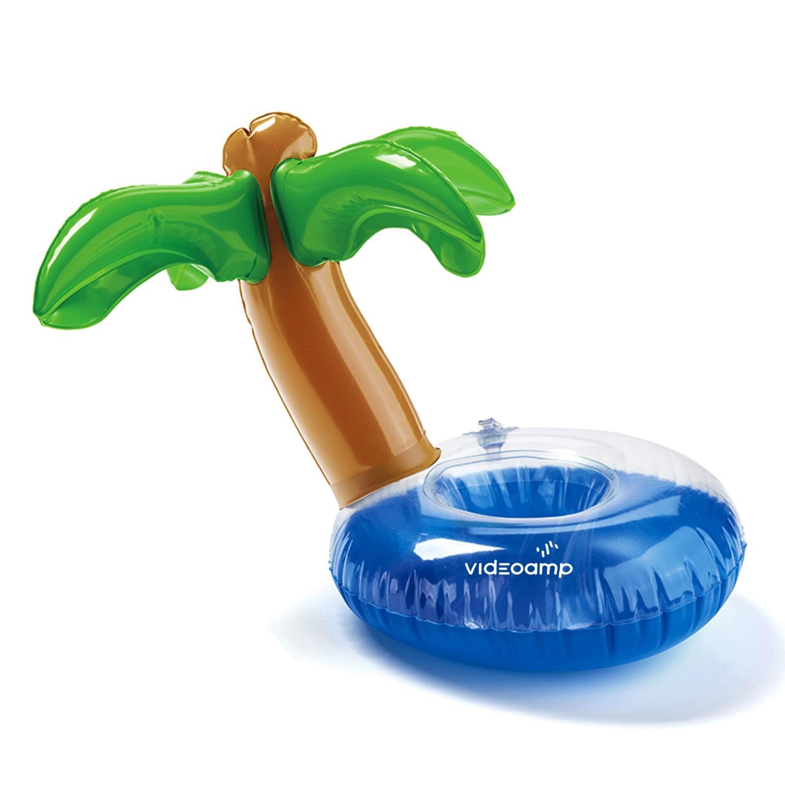 Inflatable 7" Palm Tree Lagoon Beverage Coaster Product Image