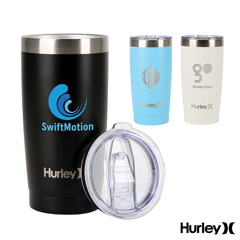 Hurley® Double Wall Stainless Steel Travel Tumbler - 20 oz. Product Image