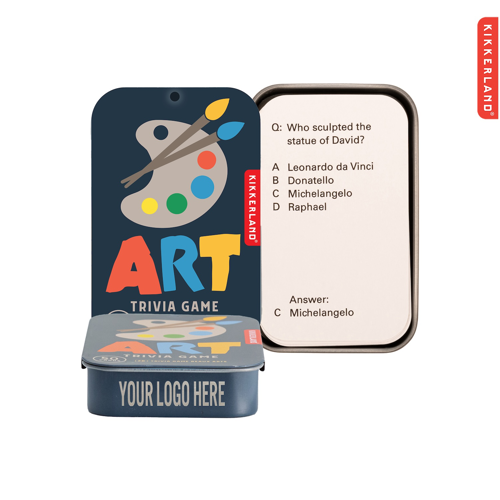 Kikkerland Art Trivia Tin Product Image