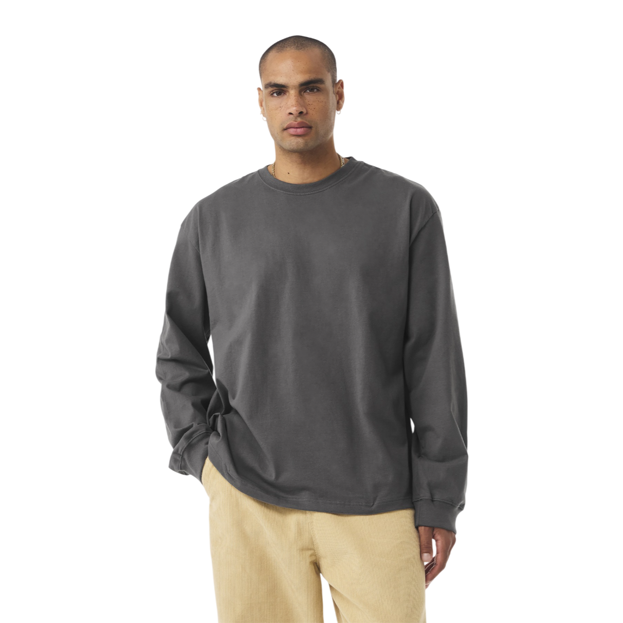 BELLA+CANVAS Unisex 7.5-Ounce Heavyweight Long Sleeve Tee Product Image