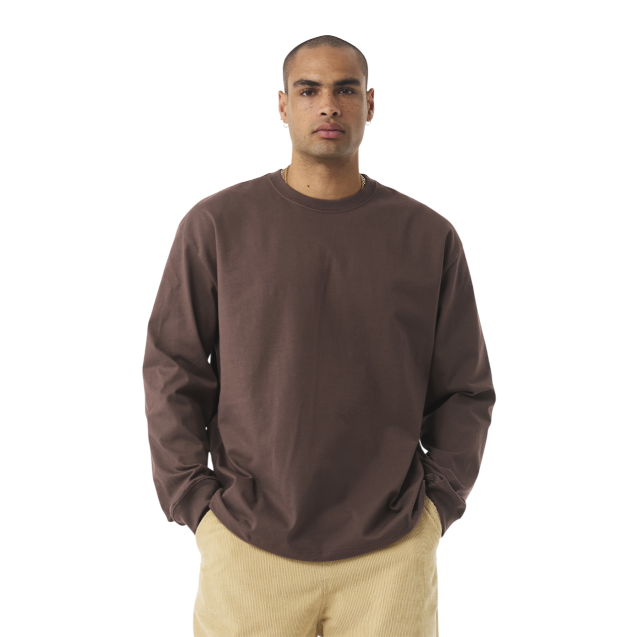 BELLA+CANVAS Unisex 7.5-Ounce Heavyweight Long Sleeve Tee Product Image