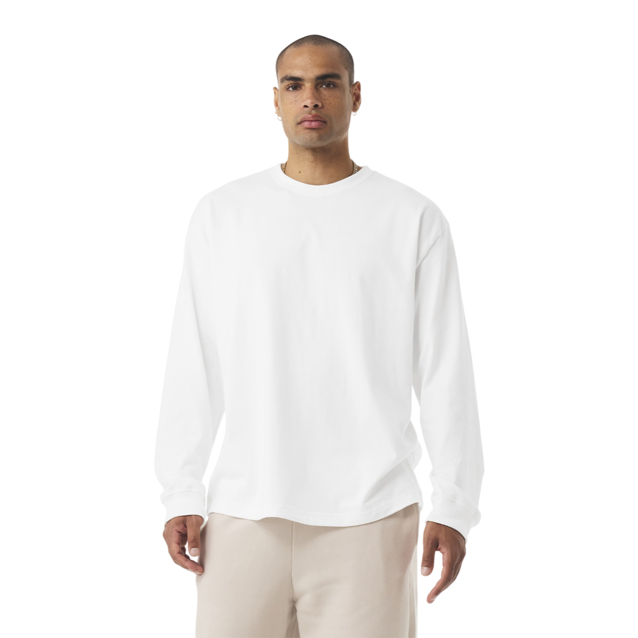 BELLA+CANVAS Unisex 7.5-Ounce Heavyweight Long Sleeve Tee Product Image