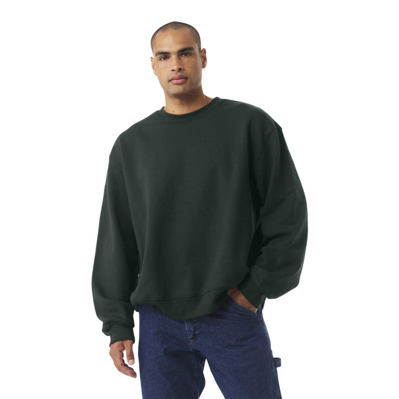 BELLA+CANVAS Unisex 10-Ounce Heavyweight Crewneck Sweatshirt Product Image