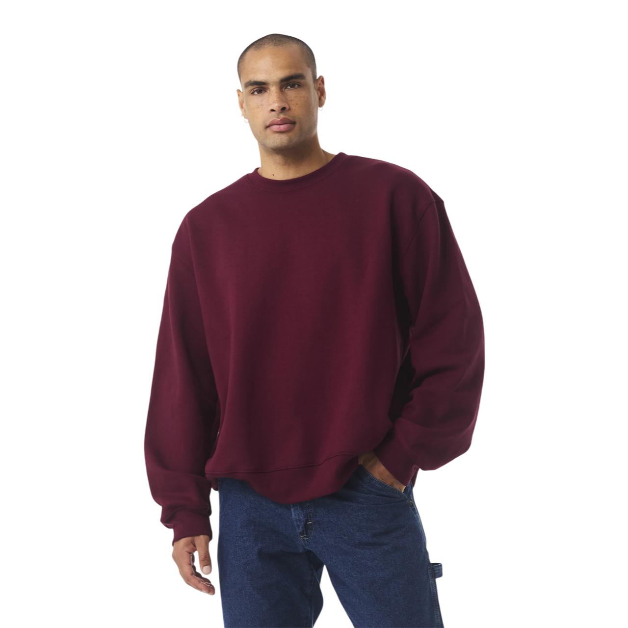 BELLA+CANVAS Unisex 10-Ounce Heavyweight Crewneck Sweatshirt Product Image