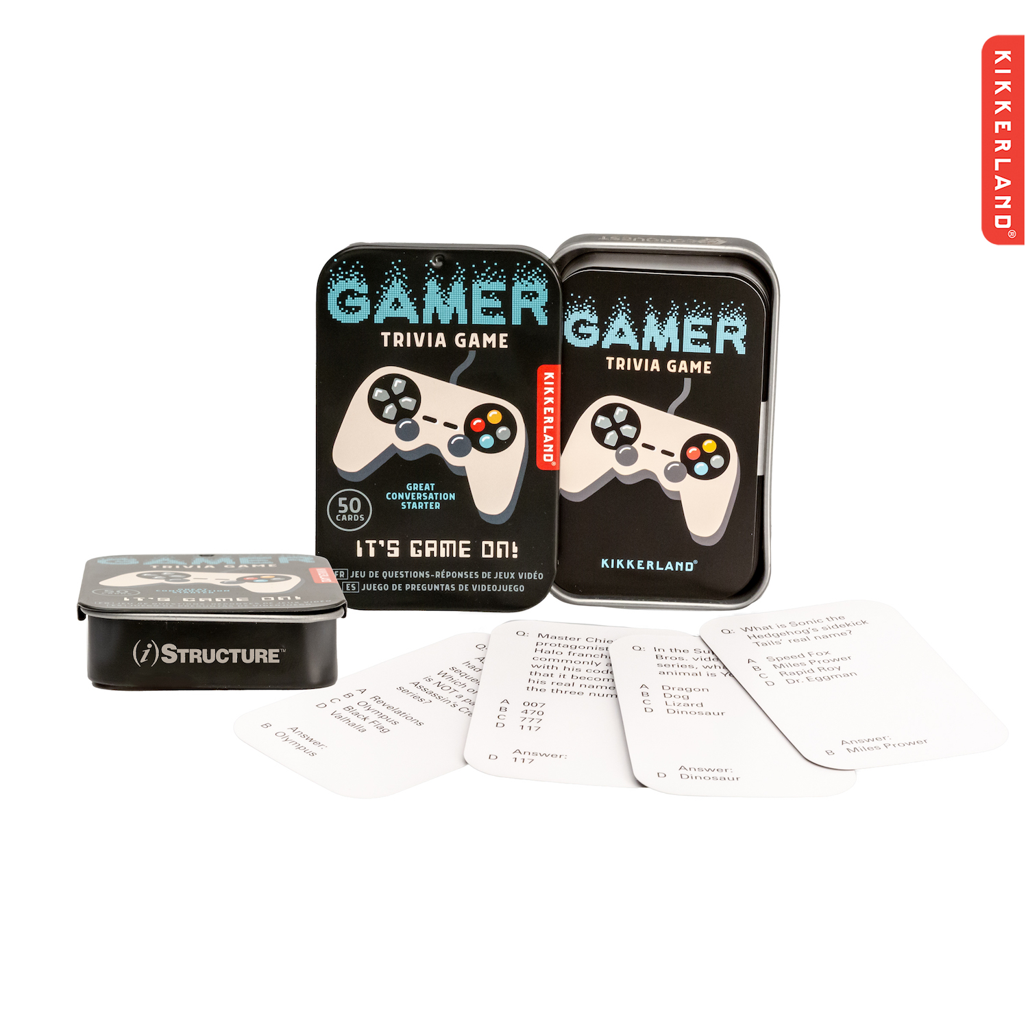 Kikkerland Gamer Trivia Game Product Image