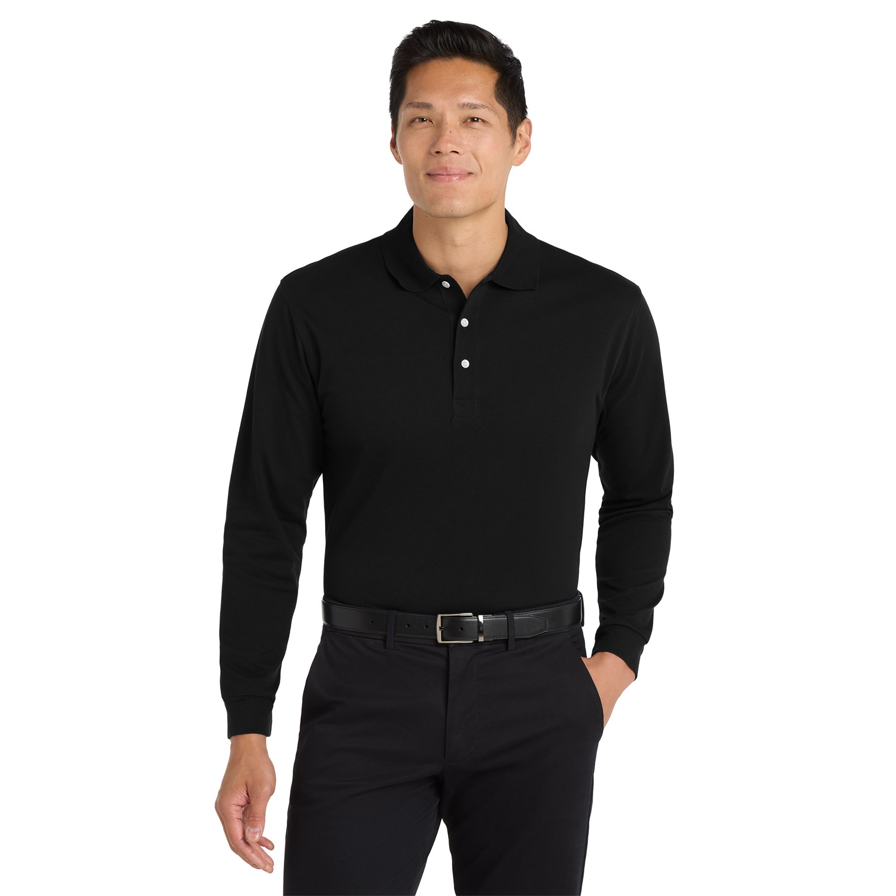 Port Authority Rapid Dry™ Long Sleeve Polo Product Image