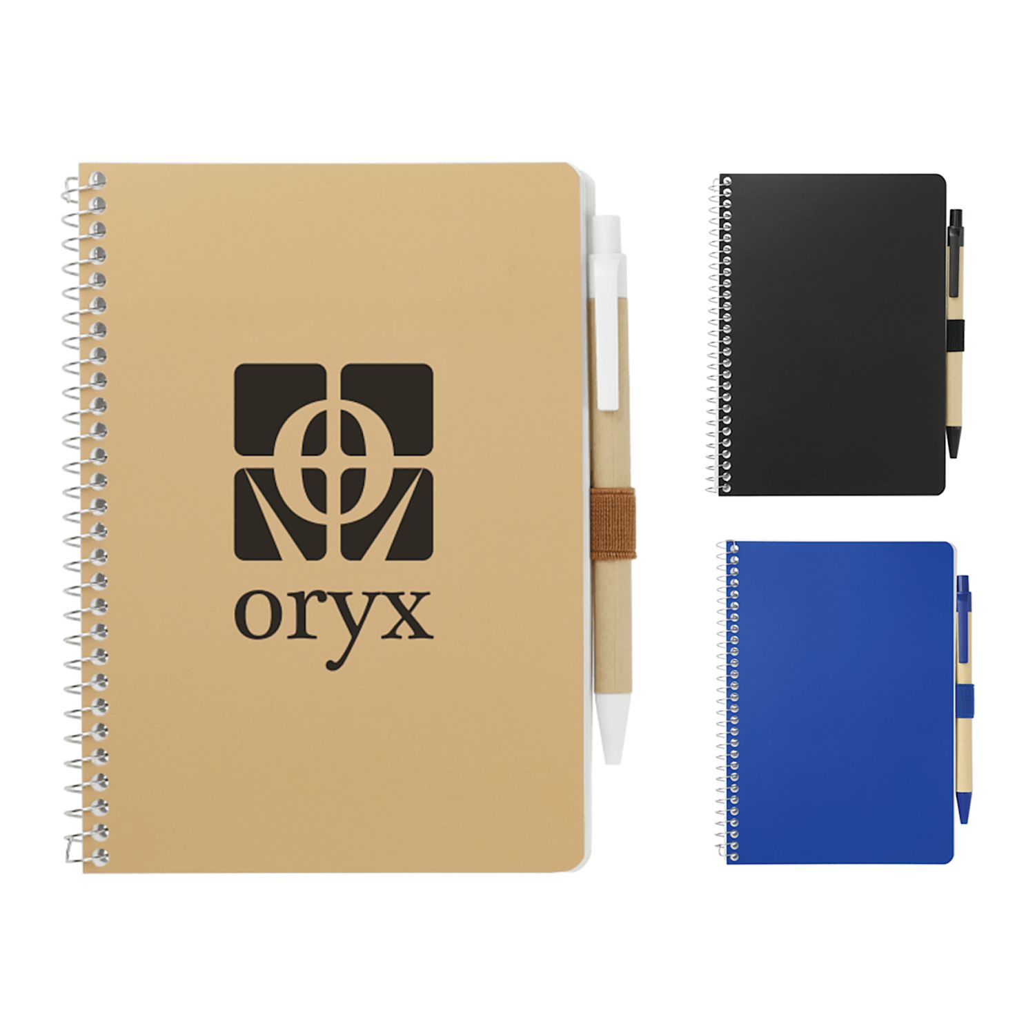 5” x 7” FSC® Mix Spiral Notebook with Pen Product Image
