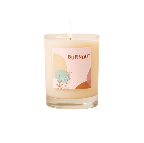 Custom Label Double Old Fashioned Glass Candle Product Image