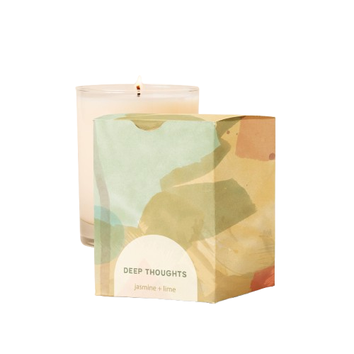 Custom Label Double Old Fashioned Glass Candle Product Image