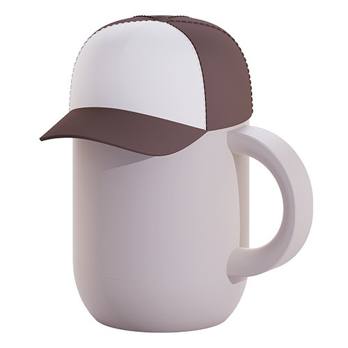 ASOBU® Happy Hat Mug with Hat Shaped Lid - 12 oz. Product Image