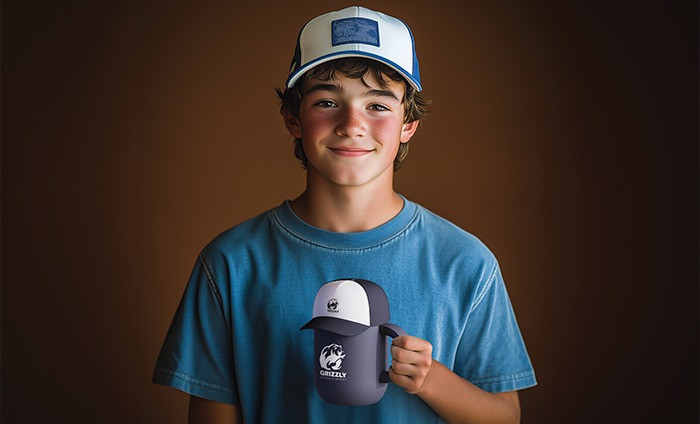 ASOBU® Happy Hat Mug with Hat Shaped Lid - 12 oz. Product Image