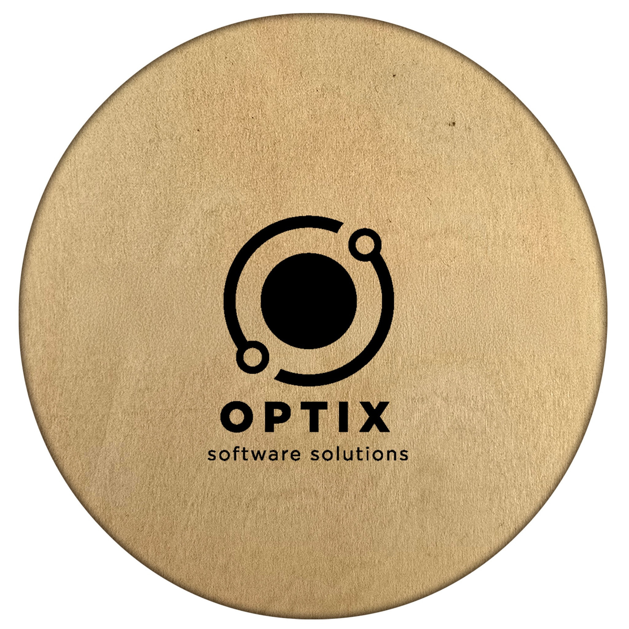 Labyrinth Layered Wood Coaster Product Image