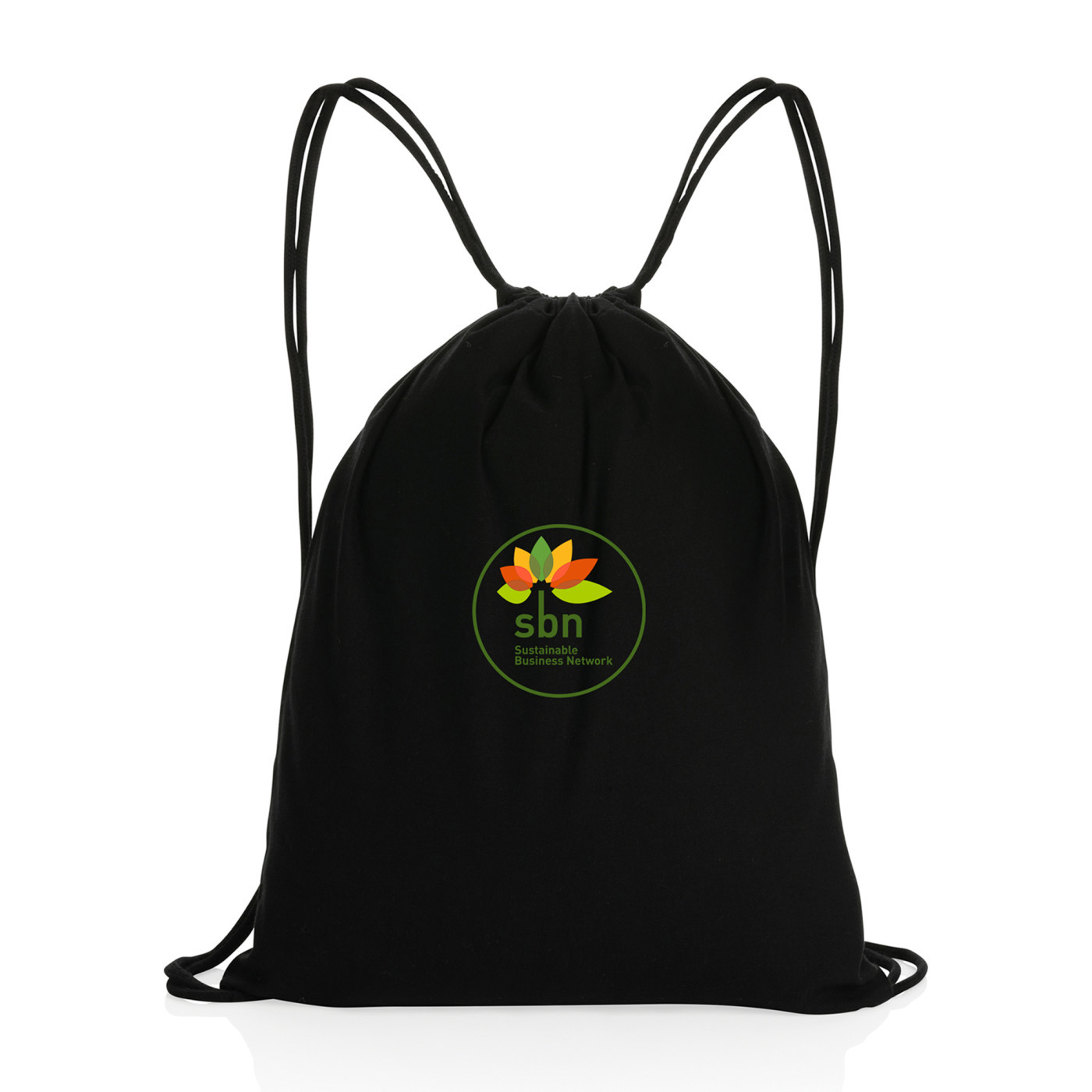 Impact AWARE™ 145g Recycled Cotton Drawstring Backpack Product Image