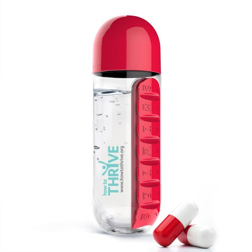 Pill Organizer Water Bottle - 20 oz. Product Image