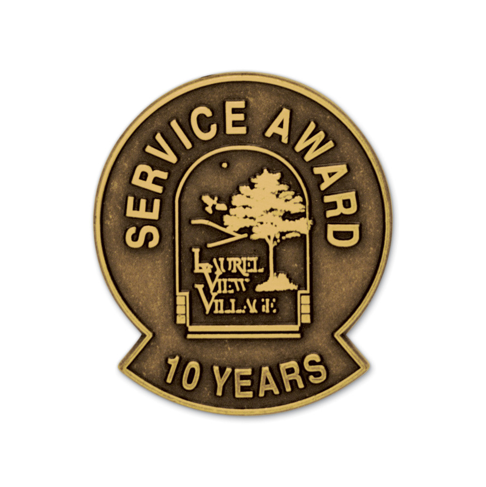 Antique Finish Die Struck Pin Product Image