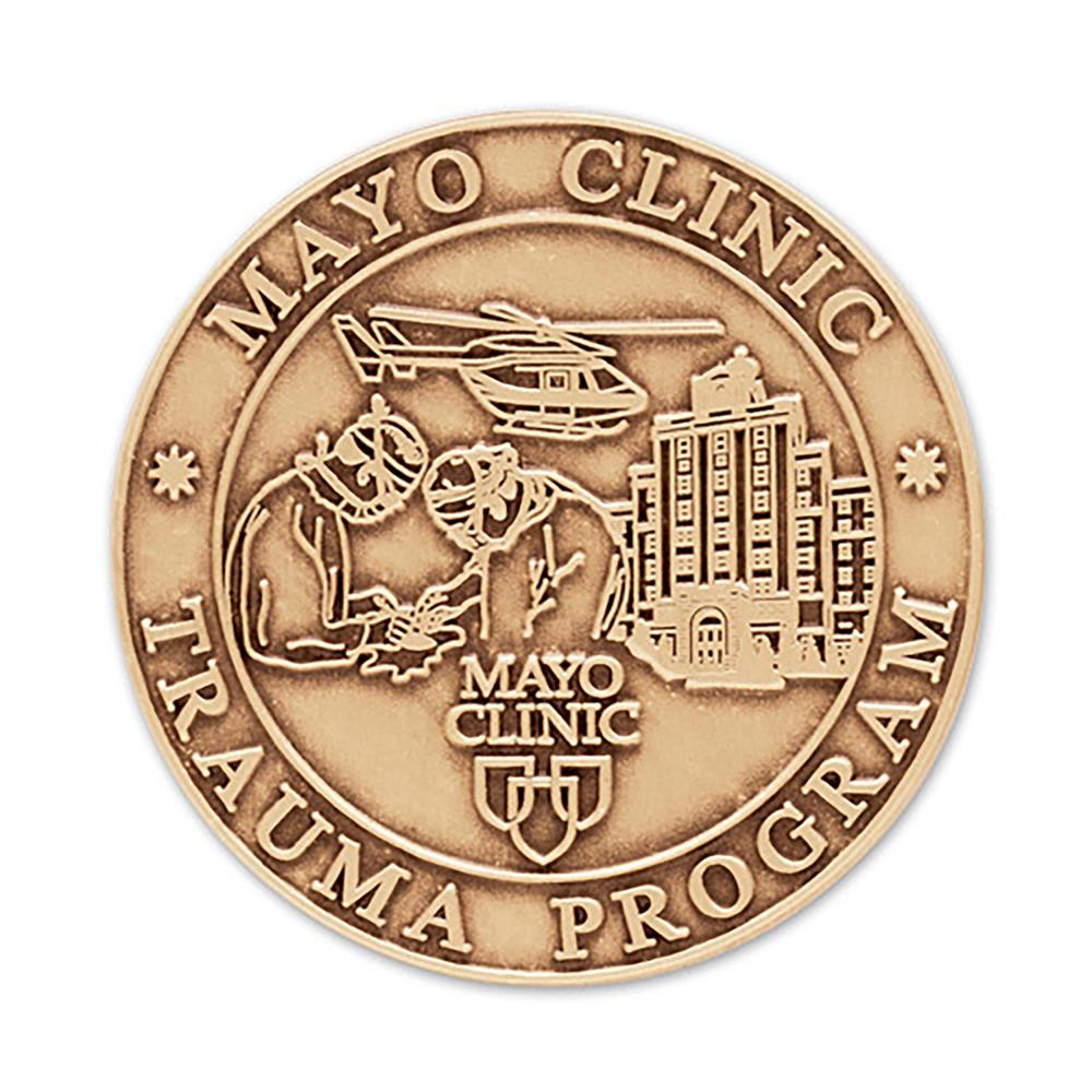 Antique Finish Die Struck Pin Product Image