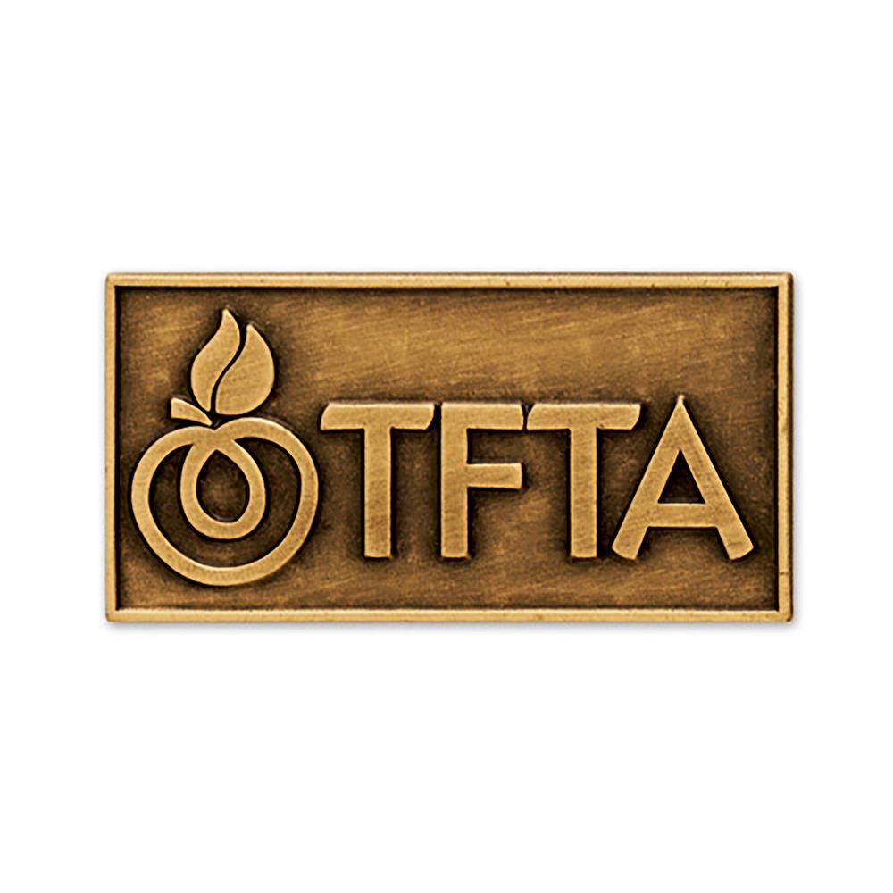 Antique Finish Die Struck Pin Product Image