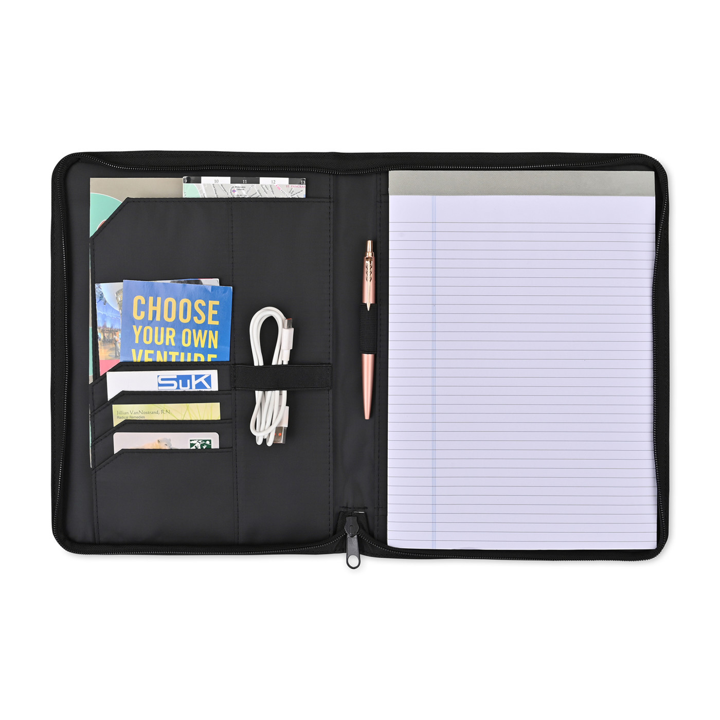 Morgan Executive Zippered Padfolio Product Image