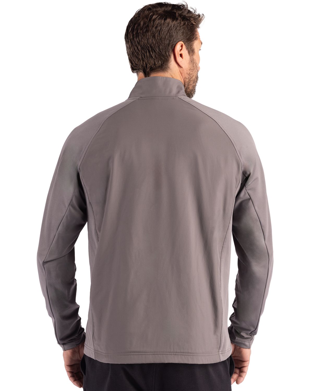 Cutter & Buck® Men's Adapt Eco Knit Hybrid Recycled Full Zip Jacket Product Image