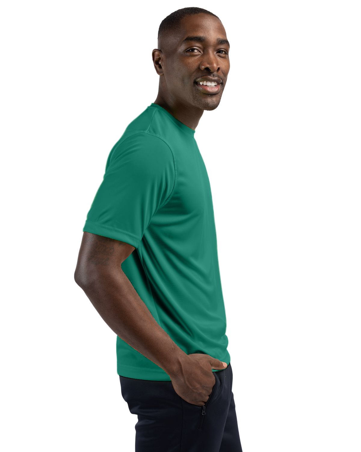 Cutter & Buck® Men's Spin Jersey Tee Product Image