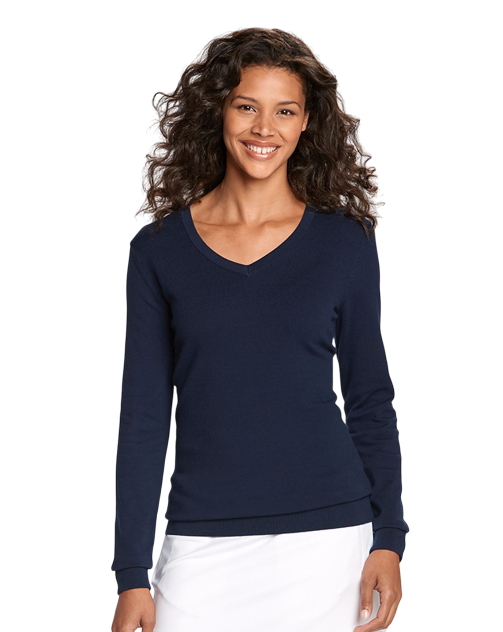 Cutter & Buck® Women's Lakemont Tri-Blend V-Neck Pullover Sweater Product Image