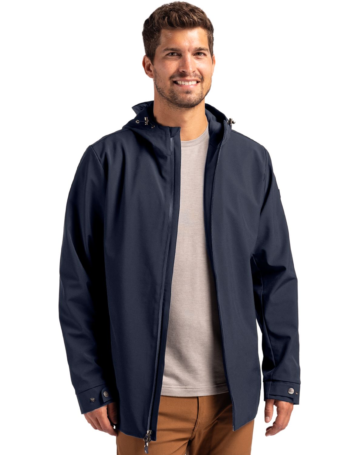 Cutter & Buck® Men's Camano Eco Everyday Stretch Recycled Water Resistant Jacket Product Image