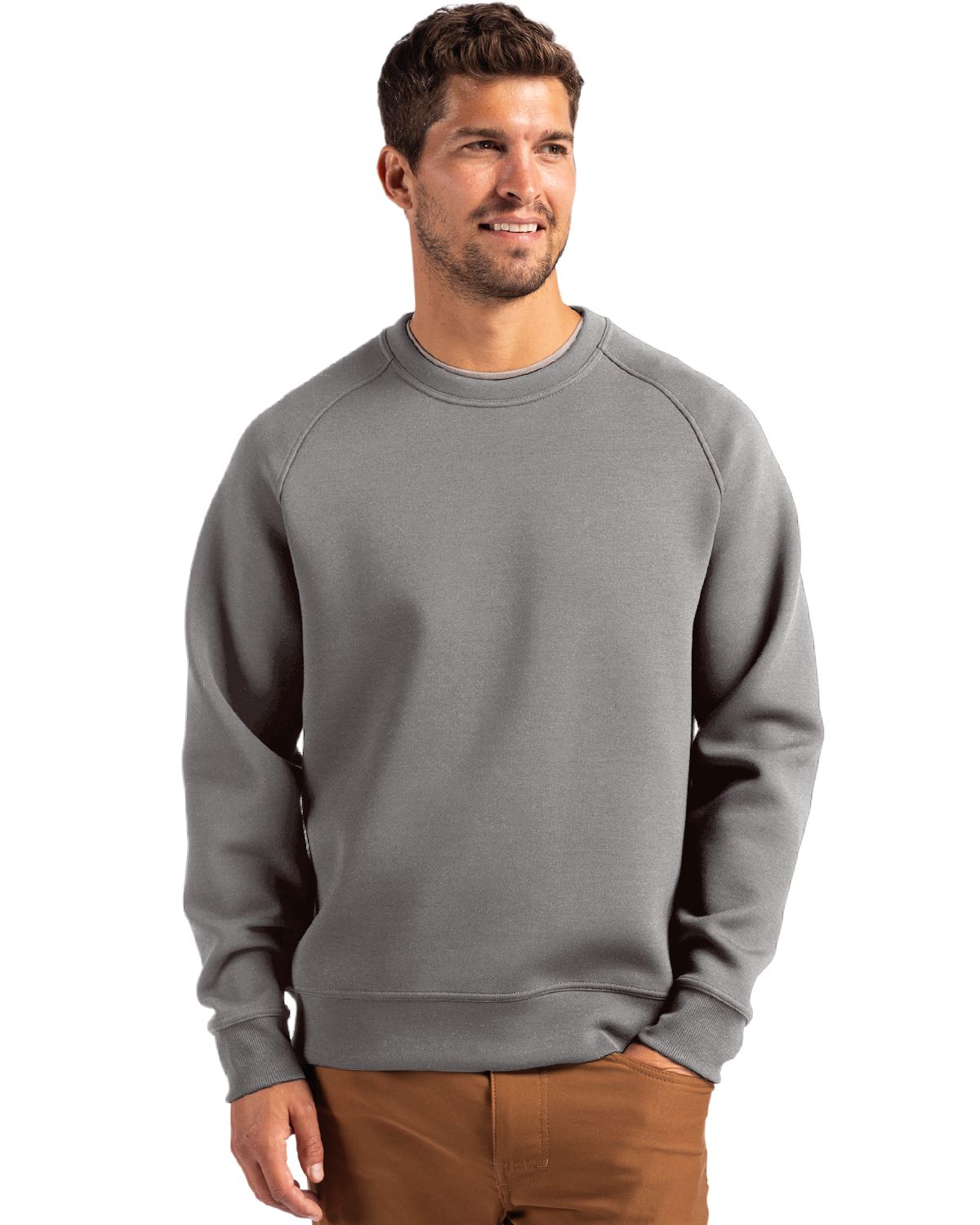 Cutter & Buck® Men's Roam Eco Recycled Crew Neck Pullover Product Image