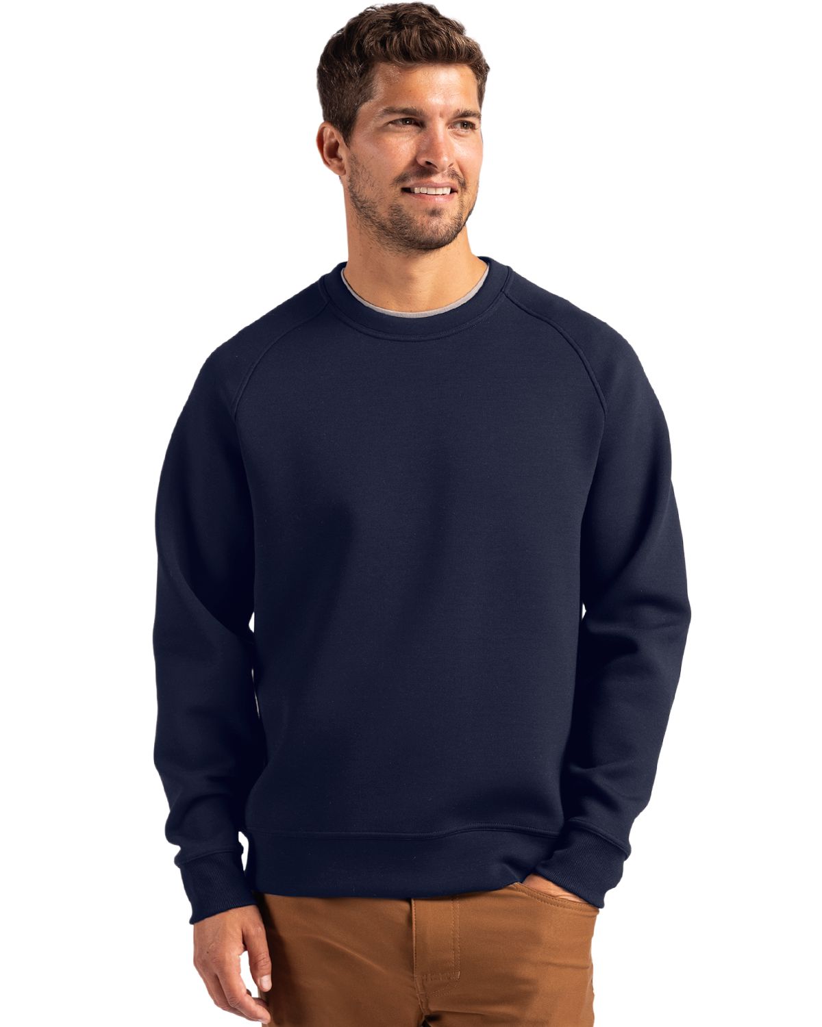 Cutter & Buck® Men's Roam Eco Recycled Crew Neck Pullover Product Image