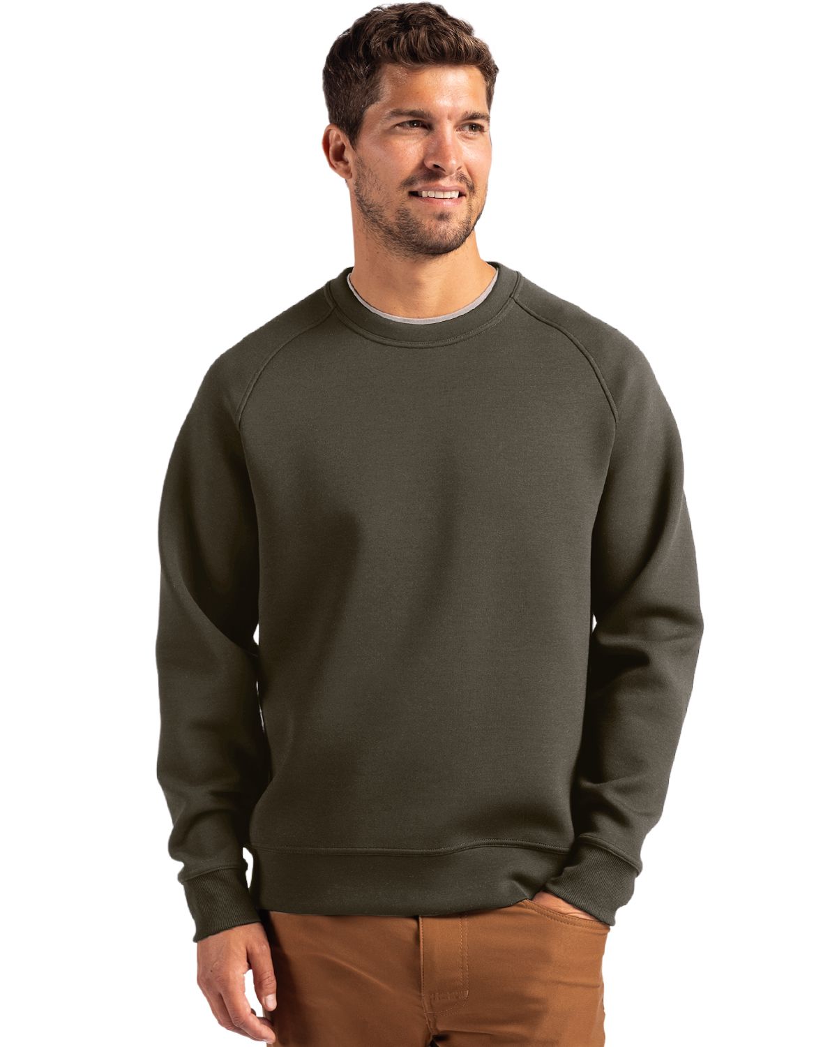 Cutter & Buck® Men's Roam Eco Recycled Crew Neck Pullover Product Image