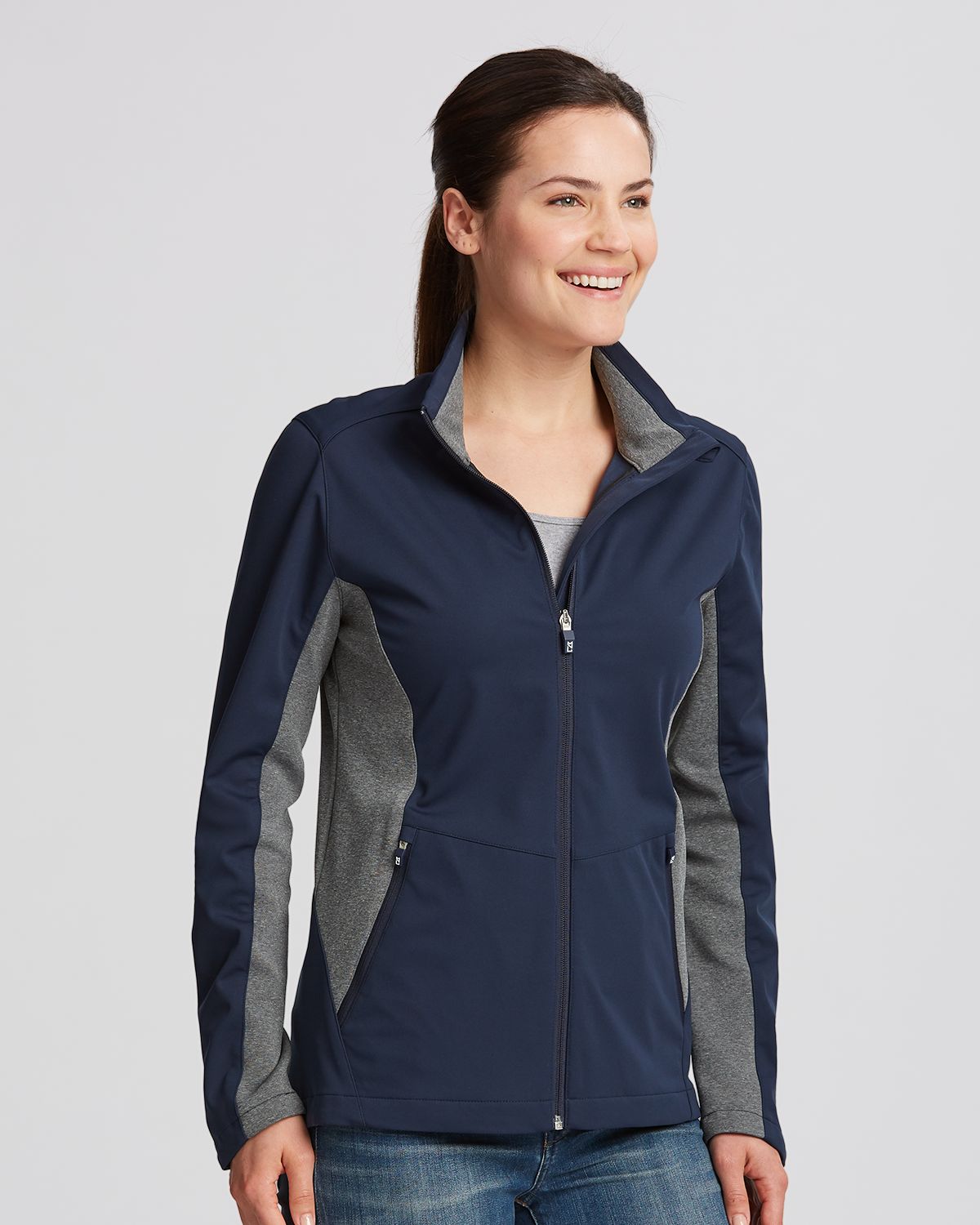 Cutter & Buck® Women's Navigate Softshell Full Zip Jacket Product Image