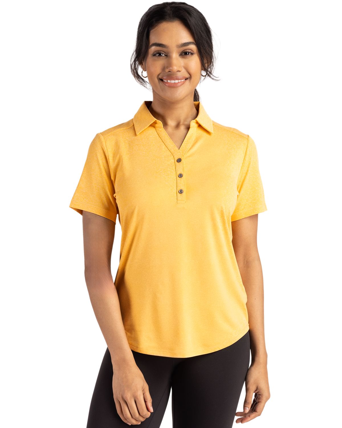 Cutter & Buck® Women's Forge Eco Stretch Recycled Short Sleeve Polo Product Image