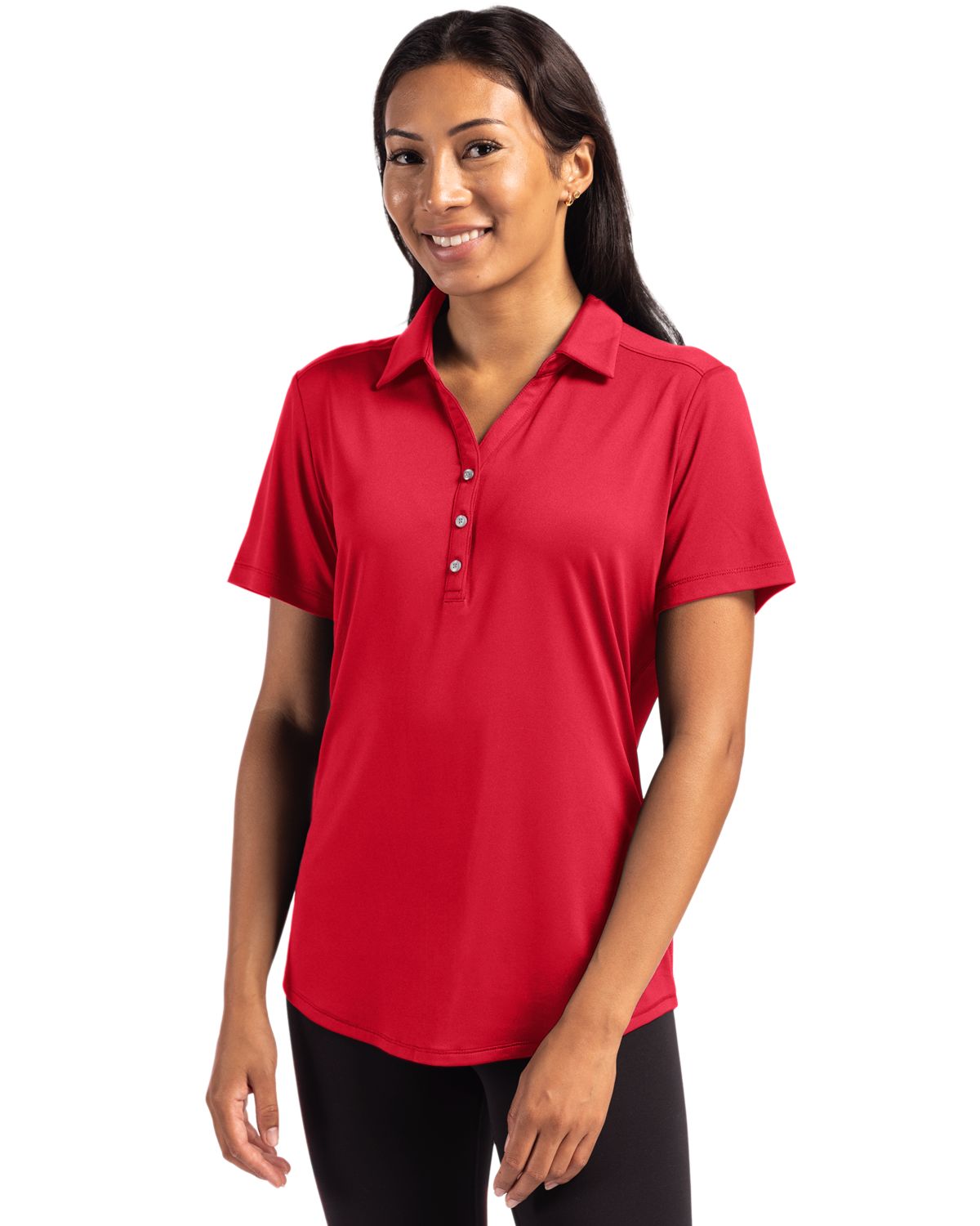 Cutter & Buck® Women's Forge Eco Stretch Recycled Short Sleeve Polo Product Image