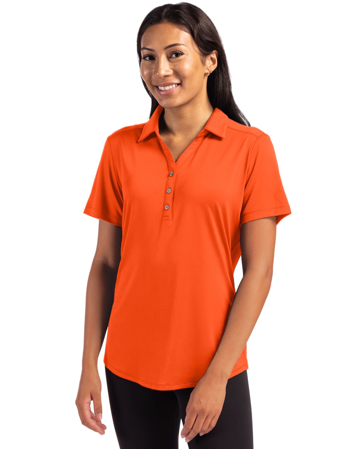 Cutter & Buck® Women's Forge Eco Stretch Recycled Short Sleeve Polo Product Image
