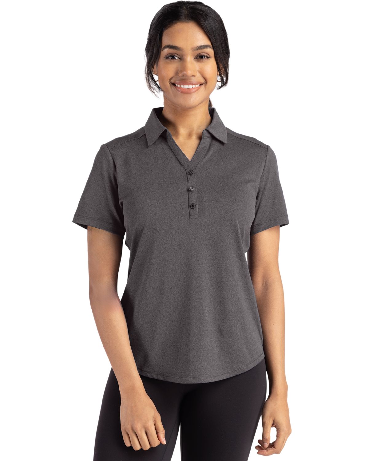 Cutter & Buck® Women's Forge Eco Stretch Recycled Short Sleeve Polo Product Image