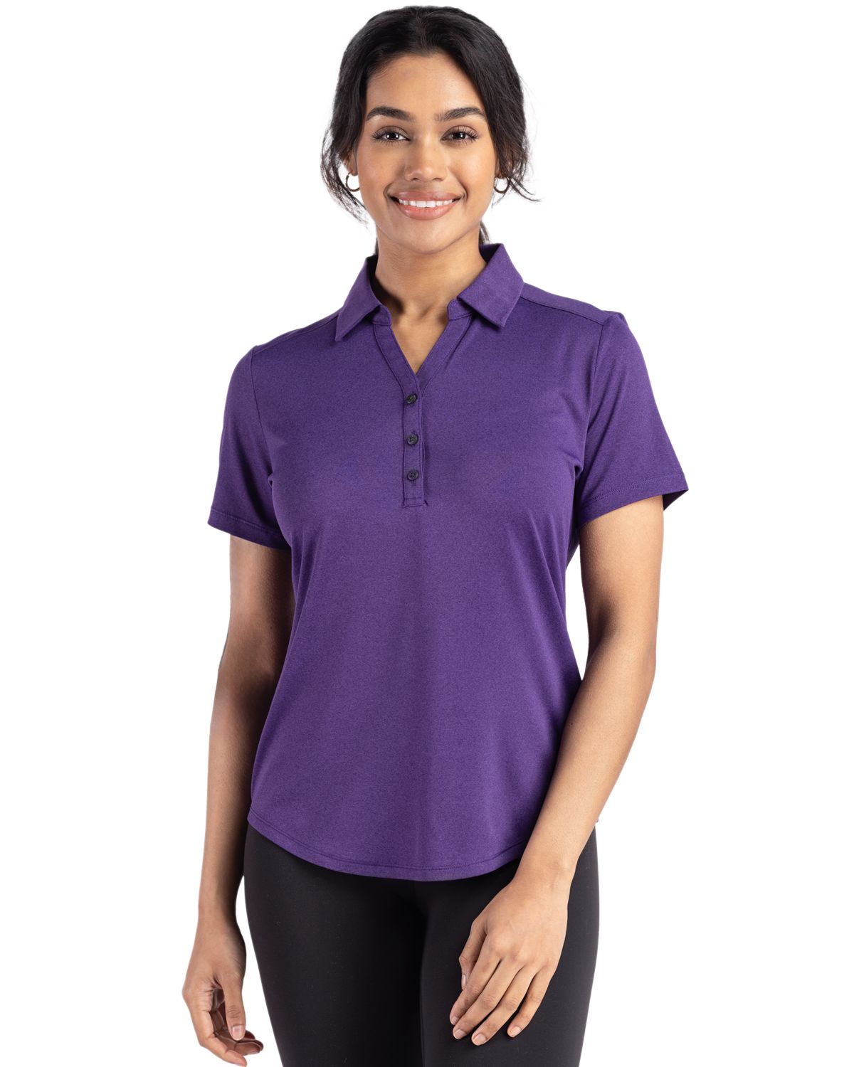 Cutter & Buck® Women's Forge Eco Stretch Recycled Short Sleeve Polo Product Image
