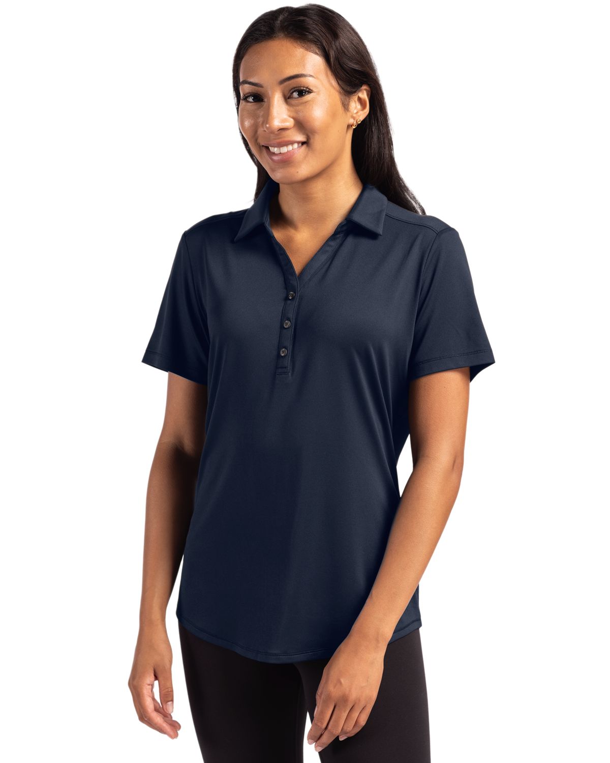 Cutter & Buck® Women's Forge Eco Stretch Recycled Short Sleeve Polo Product Image