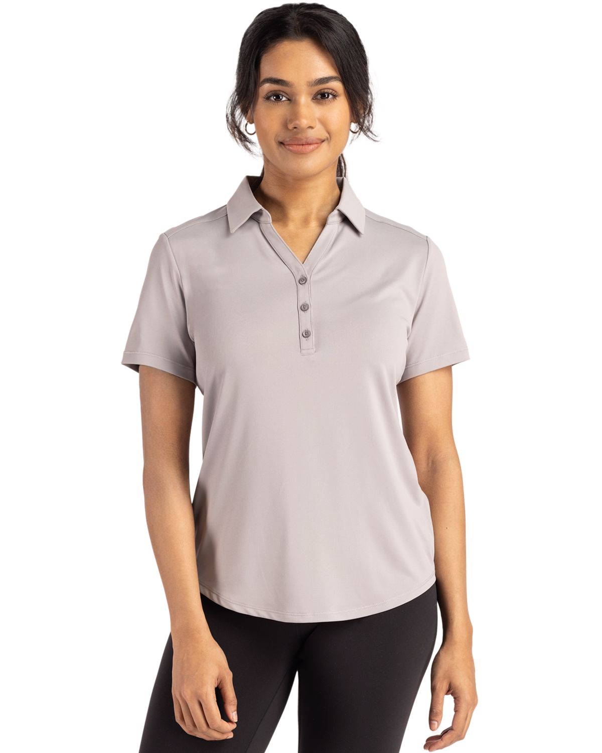 Cutter & Buck® Women's Forge Eco Stretch Recycled Short Sleeve Polo Product Image