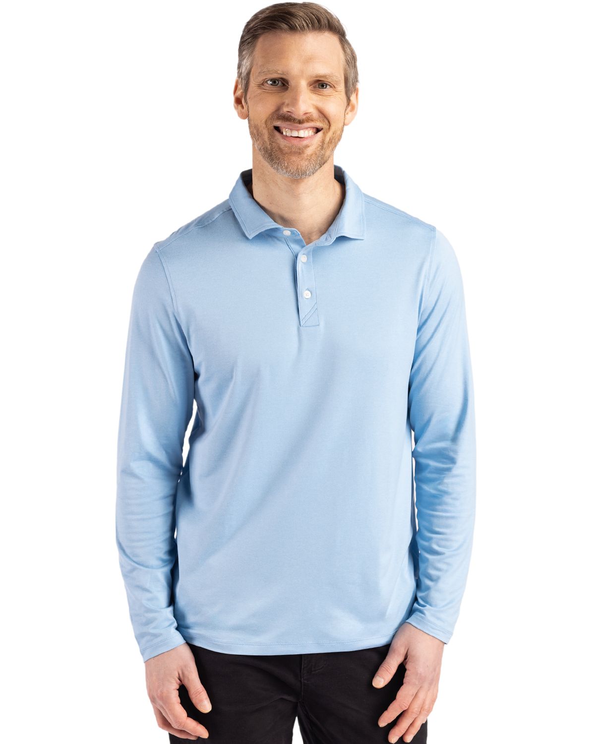 Cutter & Buck® Men's Coastline Epic Comfort Eco Long Sleeve Polo Product Image