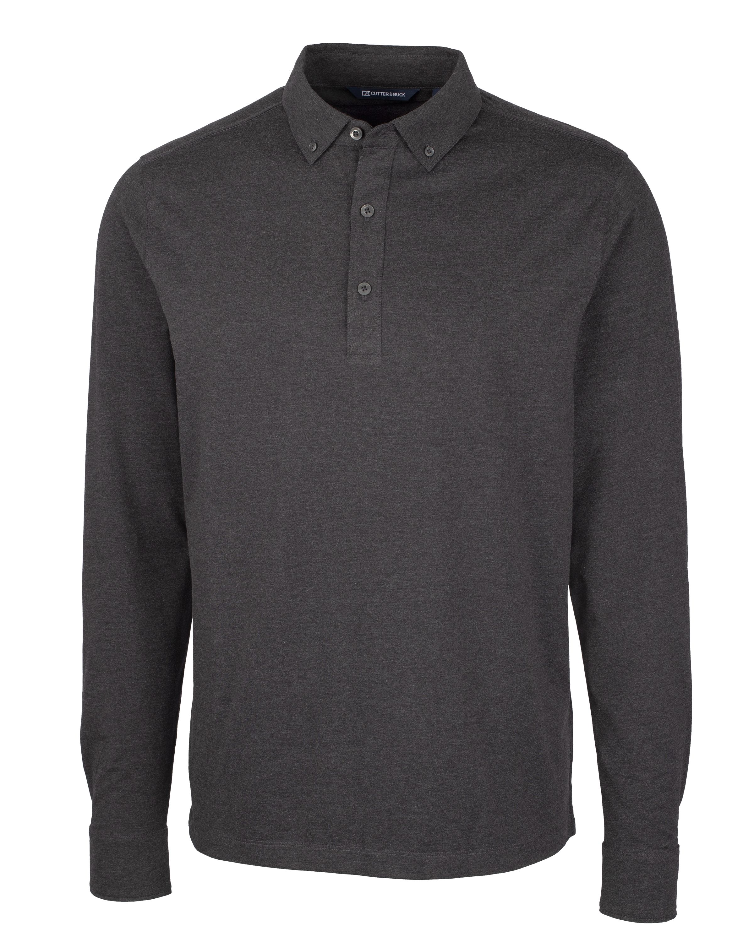 Cutter & Buck® Men's Long Sleeve Advantage Jersey Polo Product Image