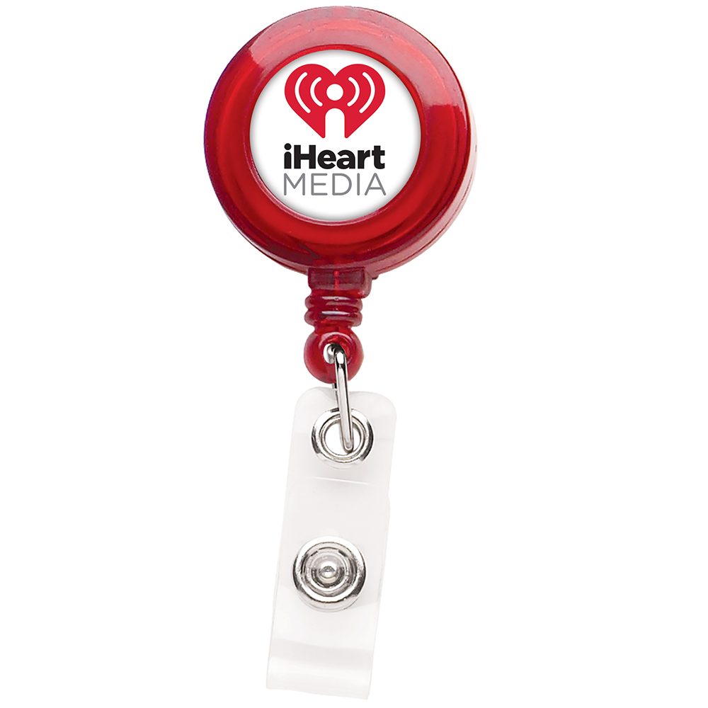 Standard Translucent Round Badge Reel Product Image