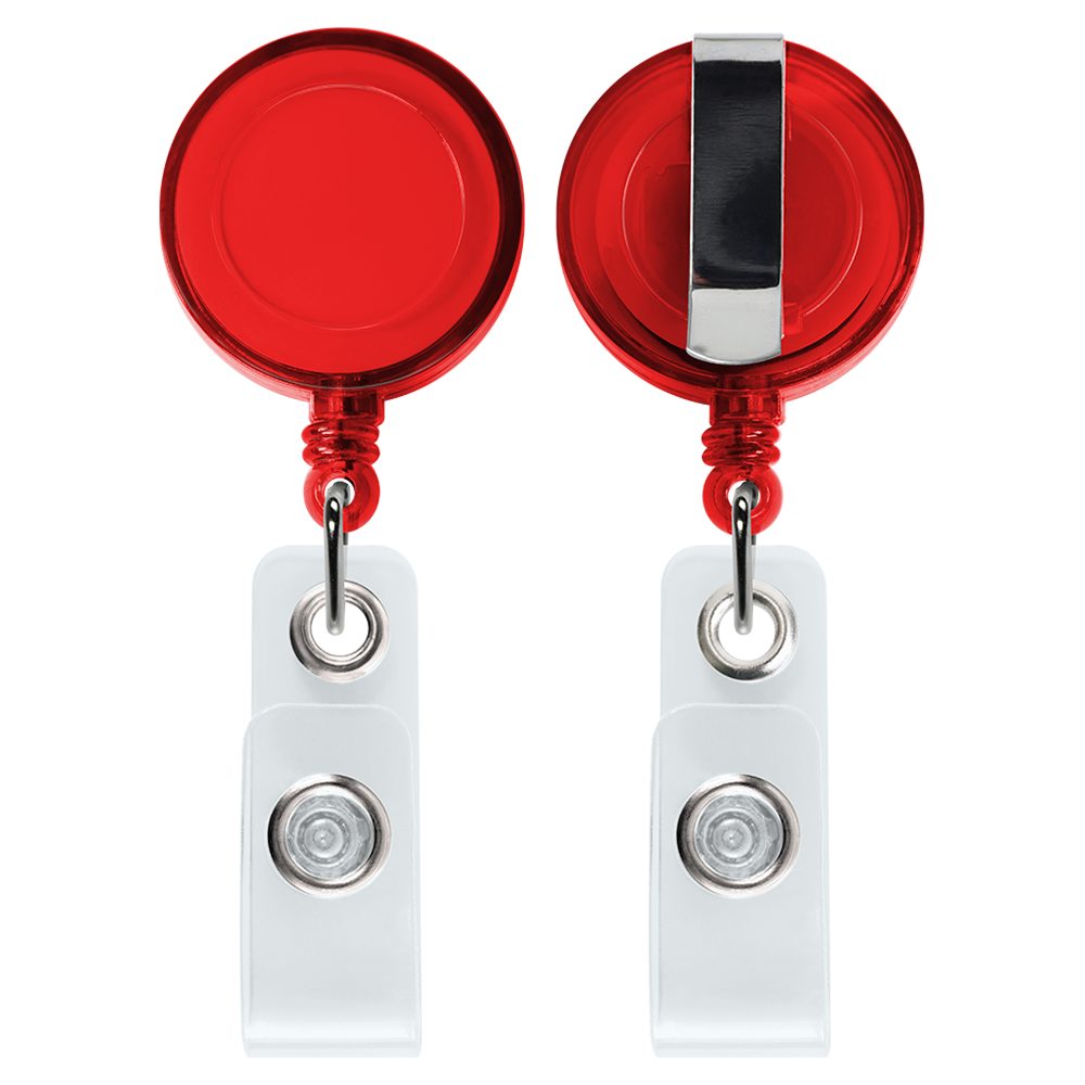 Standard Translucent Round Badge Reel Product Image