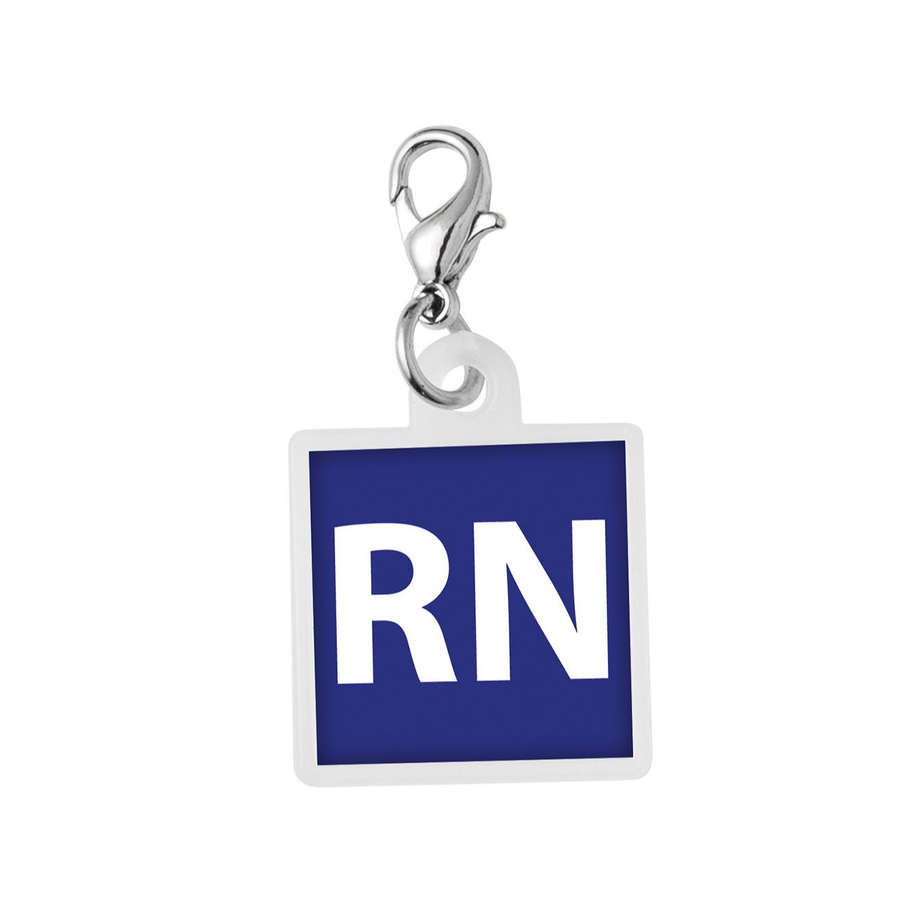 Square Badge Reel Charm Product Image