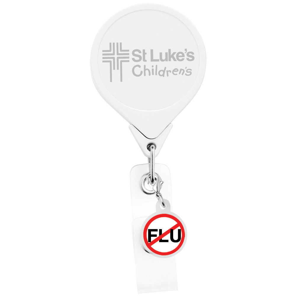 Round Badge Reel Charm Product Image
