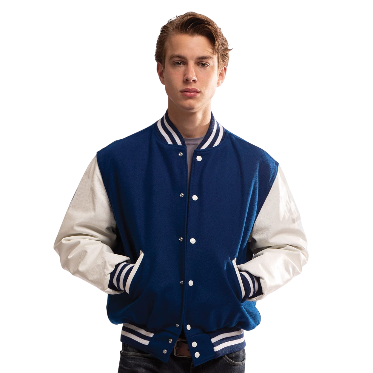 Holloway Men's Varsity Wool Jacket Product Image
