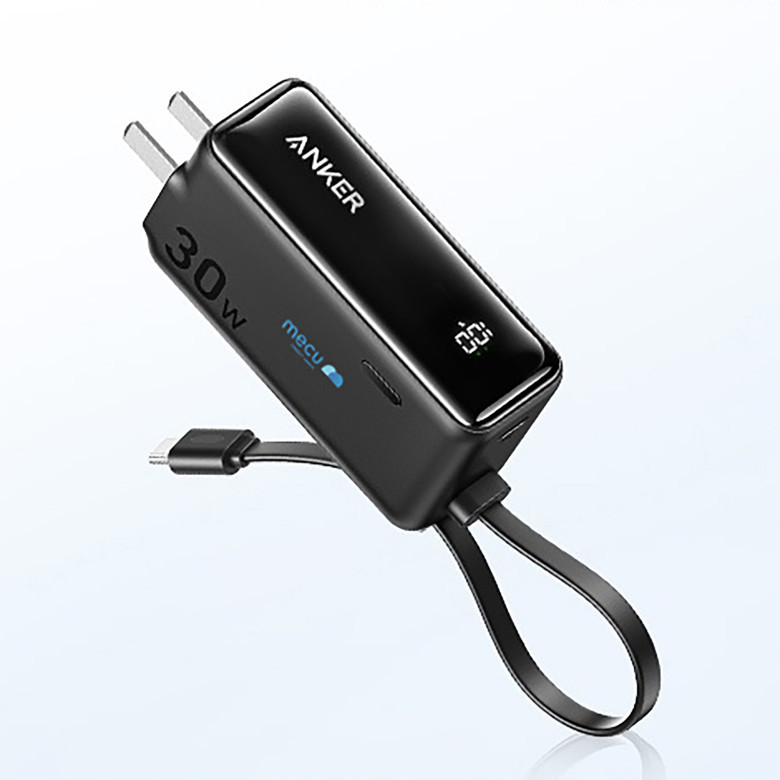 Anker 3-in-1 Power Bank Fusion 30W Built-In USB-C Cable Product Image