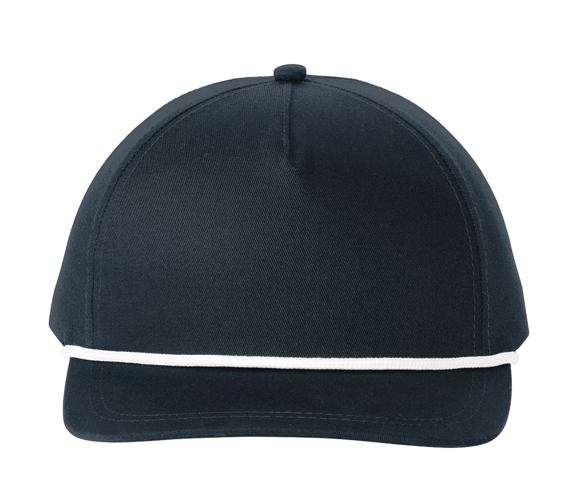 Port Authority Snapback Five-Panel Rope Cap Product Image