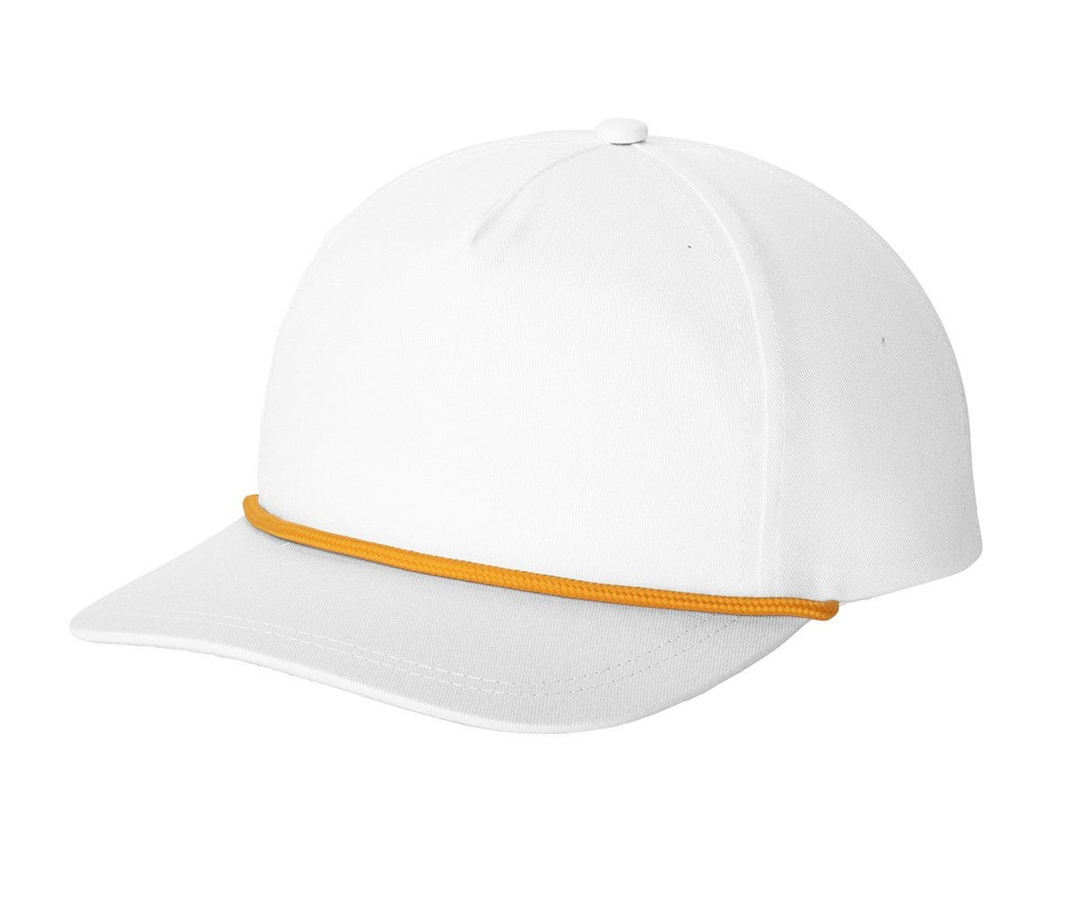 Port Authority Snapback Five-Panel Rope Cap Product Image