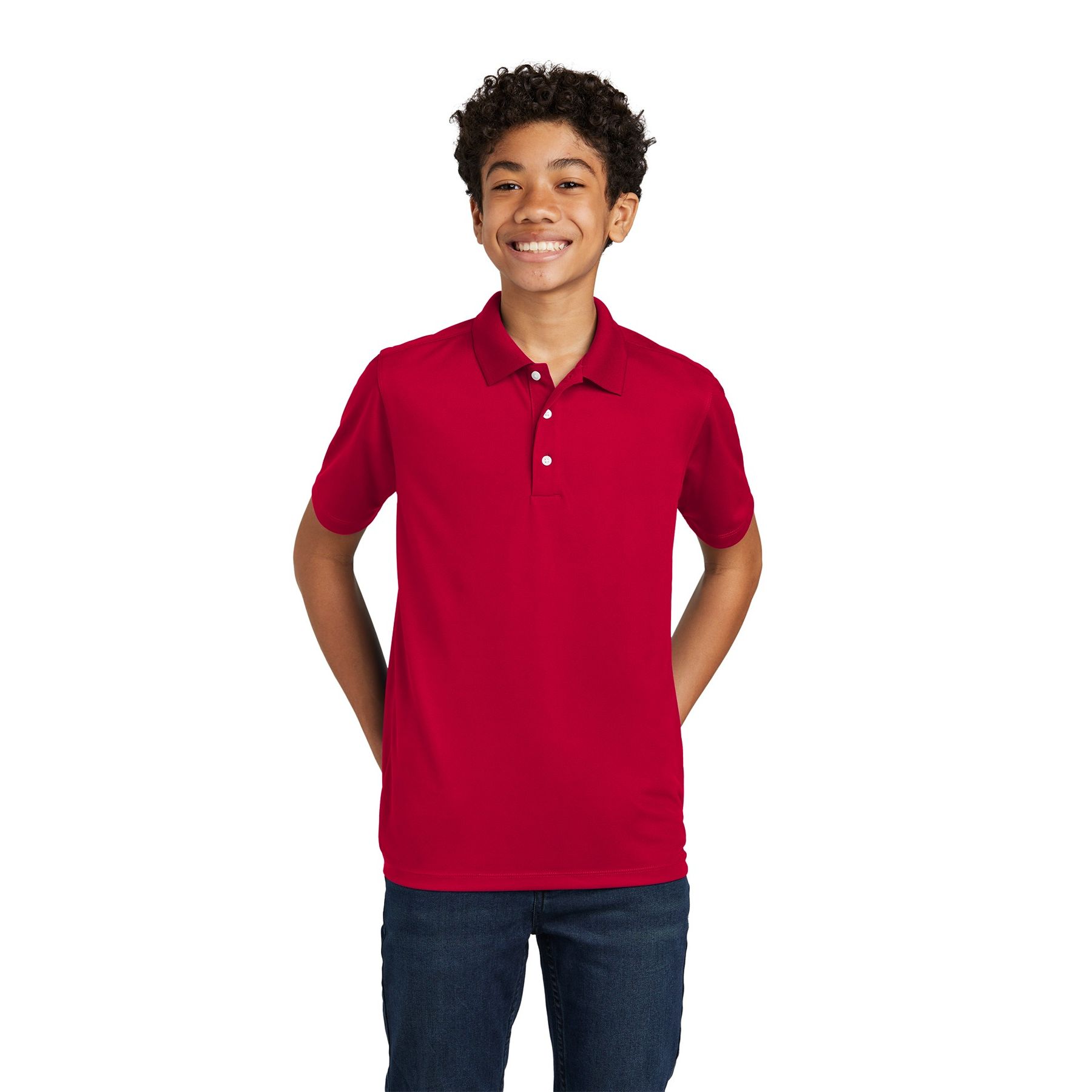 Sport-Tek Youth UV Micropique Polo Product Image