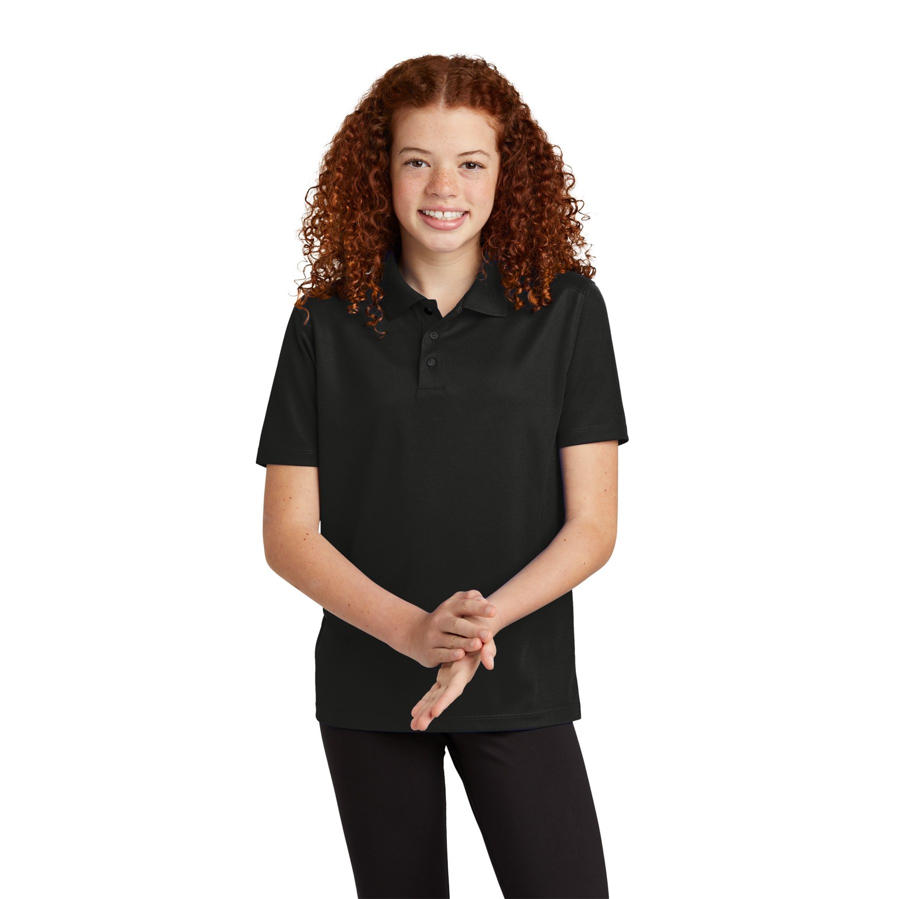 Sport-Tek Youth UV Micropique Polo Product Image